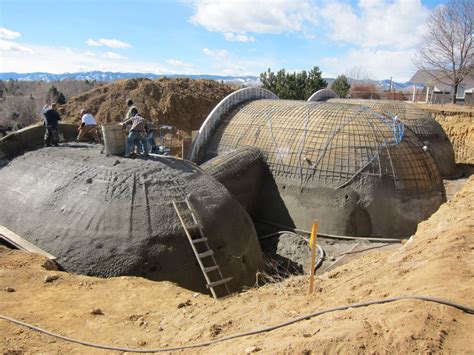 underground construction | Underground homes, Dome house, Monolithic ...