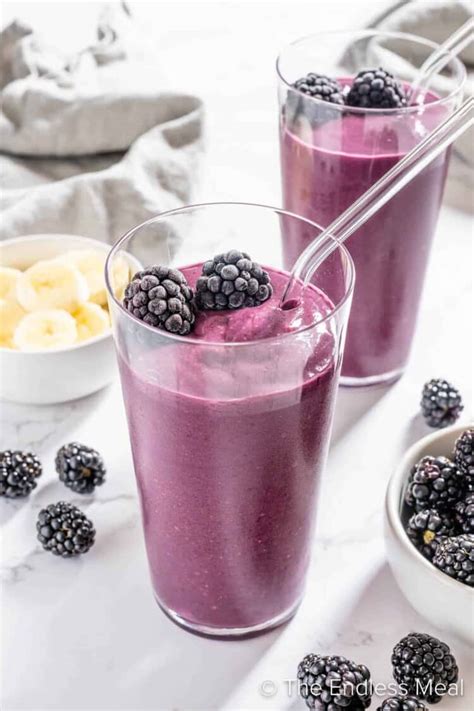 Blackberry Smoothie - The Endless Meal®