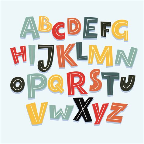 Goofy Letters Photo Background - PepperLu | Comic font, Lettering alphabet fonts, Lettering fonts