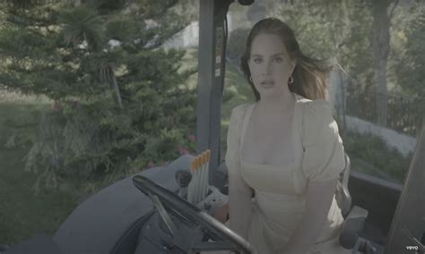 Lana Del Rey Rides A Tractor & Decorates Cakes In ‘Blue Banisters’ Video