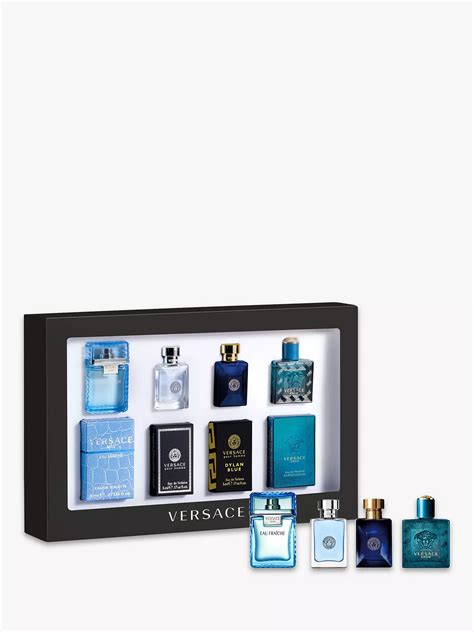 Versace Men's Deluxe Mini Collection Fragrance Gift Set at John Lewis & Partners