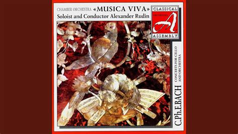 C.P.E.Bach. Cello Concerto in A minor, Wq.170, H.432. I - Allegro assai - YouTube