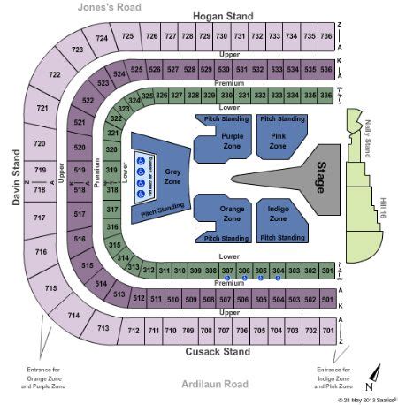 Croke Park Tickets and Croke Park Seating Chart - Buy Croke Park Dublin ...