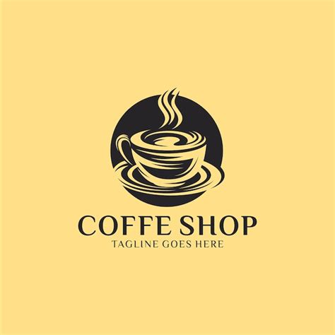 Coffee Shop Logo Design | Premium Vektor