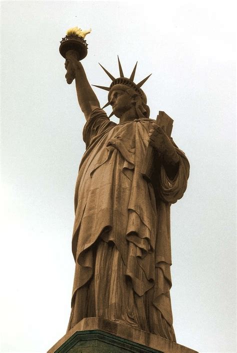 Only a few color photos survive of the Statue of Liberty before her ...