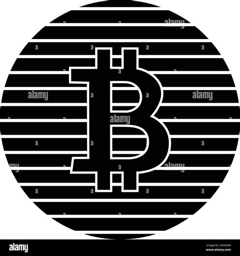 Bitcoin logo design Stock Vector Image & Art - Alamy