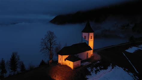 Church Night Stock Video Footage for Free Download