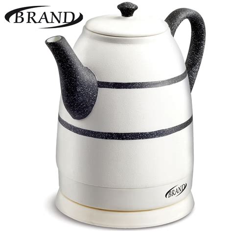 BRAND403B Electric Ceramic Kettle 1.6L 1500W teapot anti dry protect overheat protect safety ...