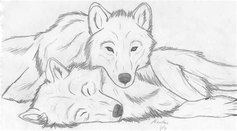 wolfie cuddle by PhantomWolf on DeviantArt