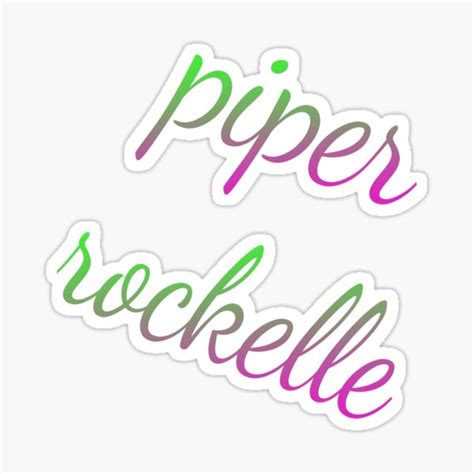 Piper Rockelle Stickers | Redbubble