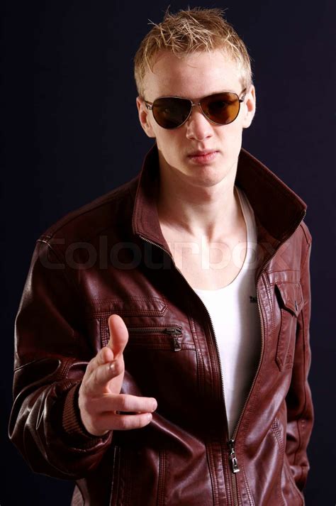 cool guy in glasses | Stock image | Colourbox