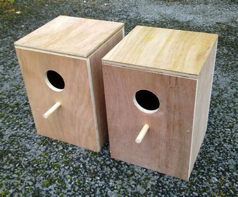 Pair Of Cockatiel Parakeet Nest Nesting Breeding Boxes 11" x 8" x 8" | Parakeets, Pet supplies ...