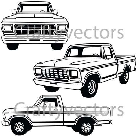 Ford Truck Vector at GetDrawings | Free download