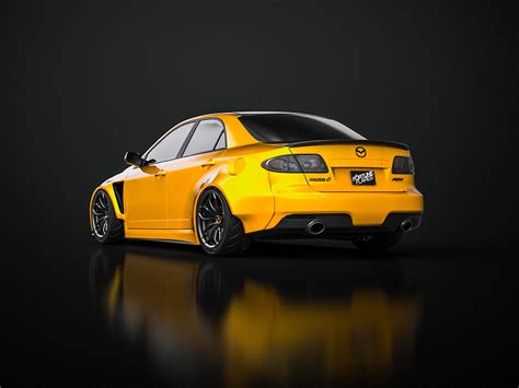 MS6R Widebody Kit for 2006-2007 Mazdaspeed 6 – Fortune Automotive ...