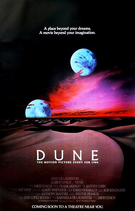 The Geeky Nerfherder: Movie Poster Art: Dune (1984)