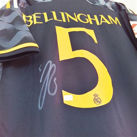 Jude Bellingham Hand Signed Autographed FC Real Madrid Jersey / T-shirt COA - Etsy