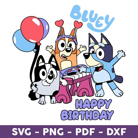 Bluey Bingo Muffin Png, Bluey Png, Bluey Characters Png, Svg | Inspire Uplift