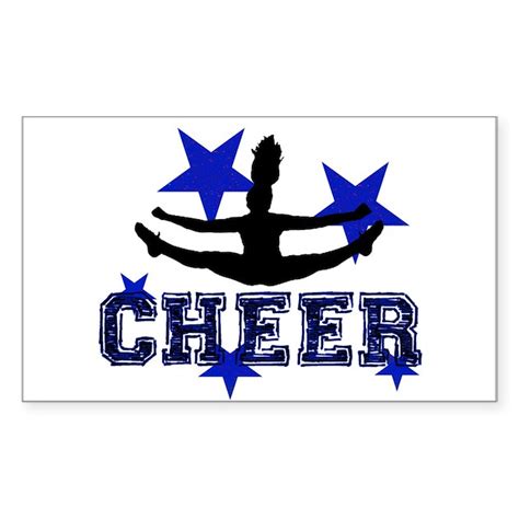 Blue Cheerleader Decal by designsbyalexh