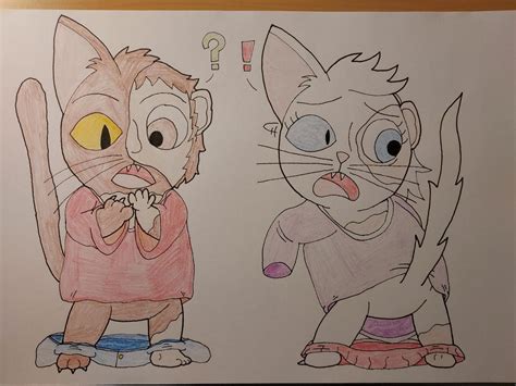 Cat Transformation (Redraw) by schoolfilmer on DeviantArt