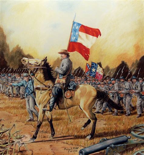 The 1st Texas Sharpsburg, Maryland, September 17, 1862; Print by Henry E. Kidd | Civil war ...