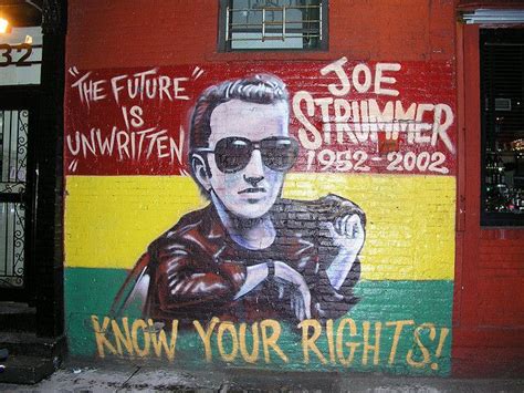 NEW YORK Joe Strummer Mural/Memorial