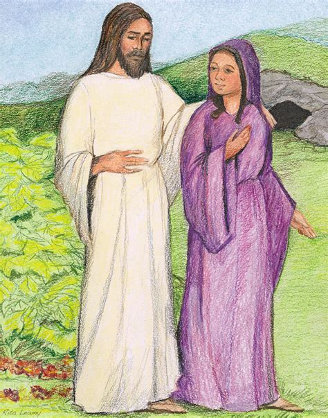 Jesus Appears to Mary Magdalene scene #3 • Teaching methods for religion teachers