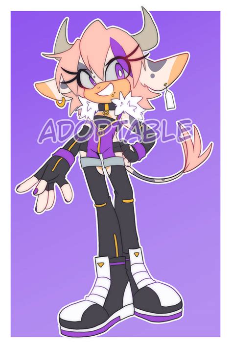 White/Black Cow|Sonic Adoptable[closed] by Oertemy on DeviantArt