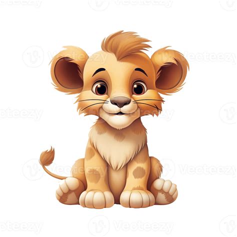 Baby lion, cute baby lion, cute cartoon lion. image cute cartoon ...