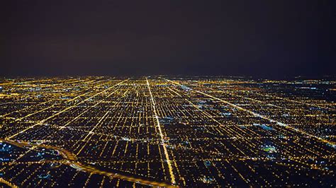 Above Night City, Stock Footage | VideoHive