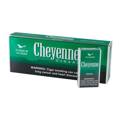 Cheyenne Menthol 10/20 Cigars - Natural | Famous Smoke