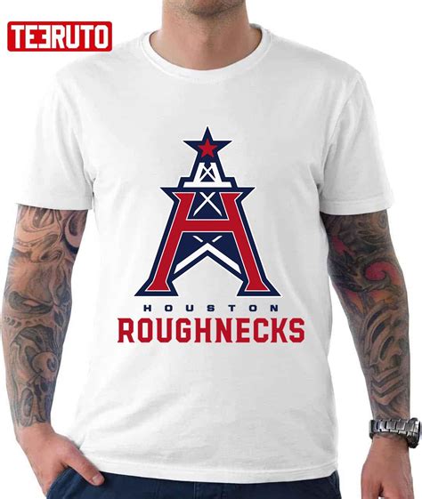 Houston Roughnecks Logo Unisex T-Shirt - Teeruto