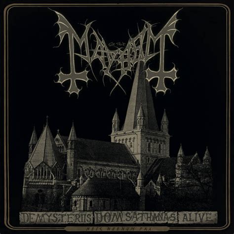 Asphyxium Zine: CD Review: MAYHEM De Mysteriis Dom Sathanas Alive