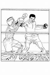 Boxer Coloring Pages sketch template