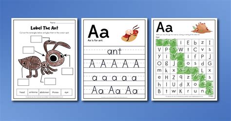 Ant Worksheets For Kids [Free Printables]