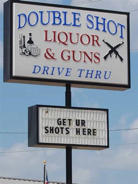 23 Funny Liquor Store Signs