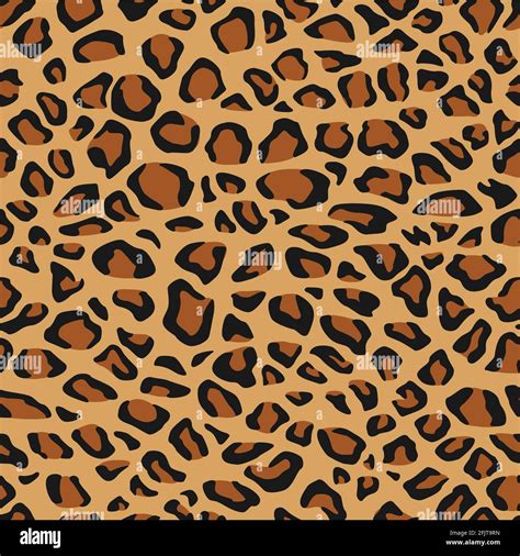 Leopard Spots Seamless Pattern Cheetah Background Animal Skins Print ...