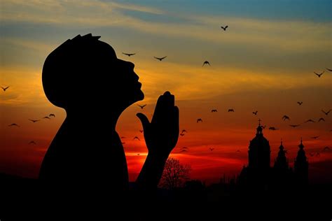 HD wallpaper: silhouette photography of person praying, religion, faith, man | Wallpaper Flare