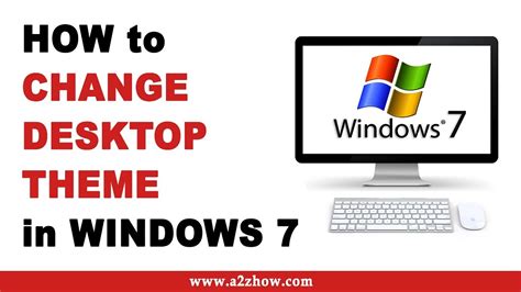 How to Change Desktop Theme on Windows 7 - YouTube