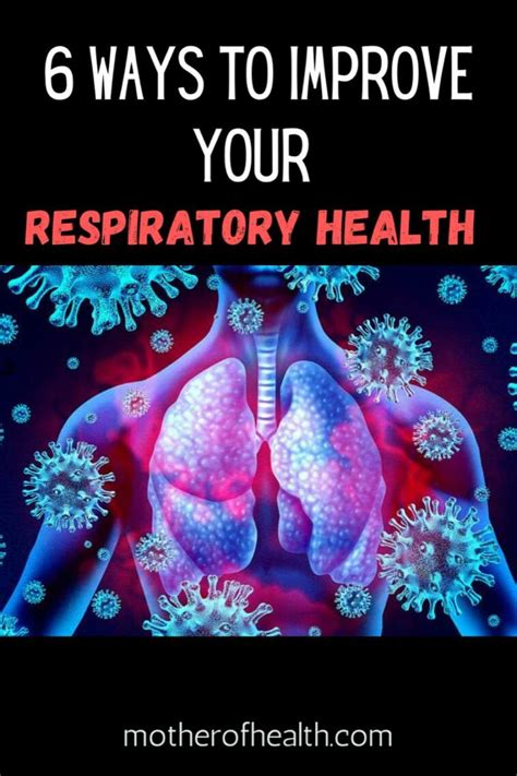 6 Ways To Improve Respiratory Health | Mother Of Health