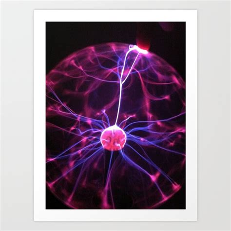 Plasma Globe Art Print by Lone Wolf Photography | Society6