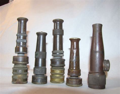 Brass Garden Hose Nozzle Five Vintage Craftsman Merit Sherman