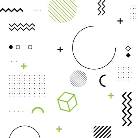 Premium Vector | Universal trend halftone geometric shapes set ...