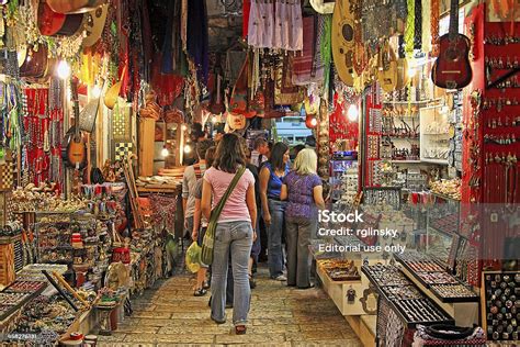 Old Jerusalem Market Stock Photo - Download Image Now - Antique, Arabic ...