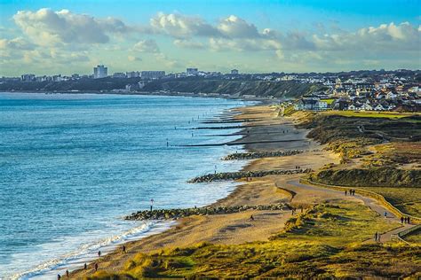 HD wallpaper: Southbourne, Beach, Panorama, breakwaters, nature ...