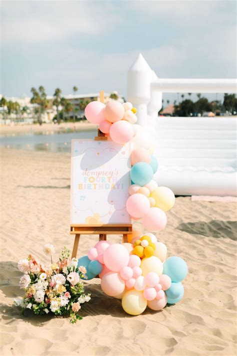 Kara's Party Ideas Dempsey's Boho Beach Birthday Party | Kara's Party Ideas