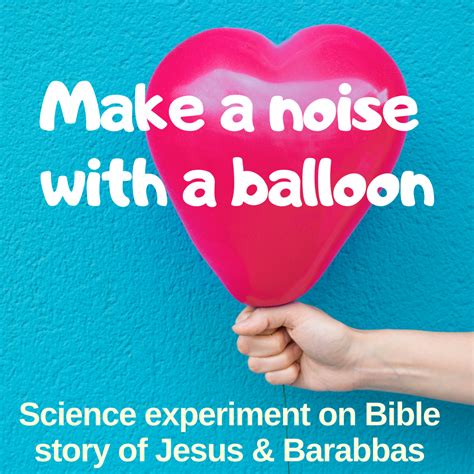 Science experiment on Easter Bible story of Jesus and Barabbas | Bible object lessons, Sunday ...