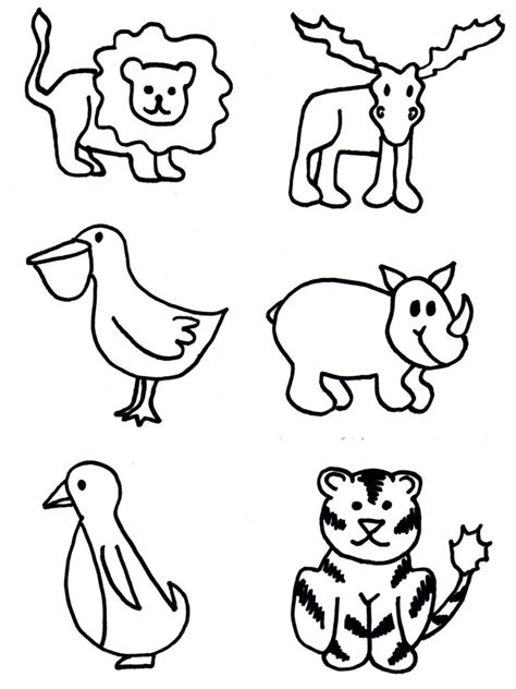 Free Zoo Animals Clipart Black And White, Download Free Zoo Animals Clipart Black And White png ...