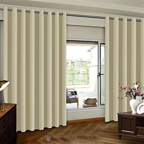 Insulated Blackout Patio Door Slider Curtains, Extra Wide Thermal Vertical Blind - Curtains ...