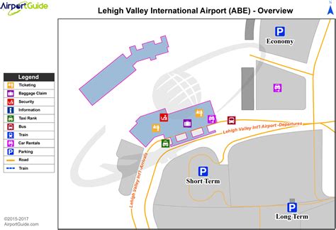 Allentown - Lehigh Valley International (ABE) Airport Terminal Maps ...