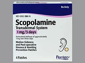 Scopolamine Transdermal: Uses, Side Effects, Interactions, Pictures, Warnings & Dosing - WebMD